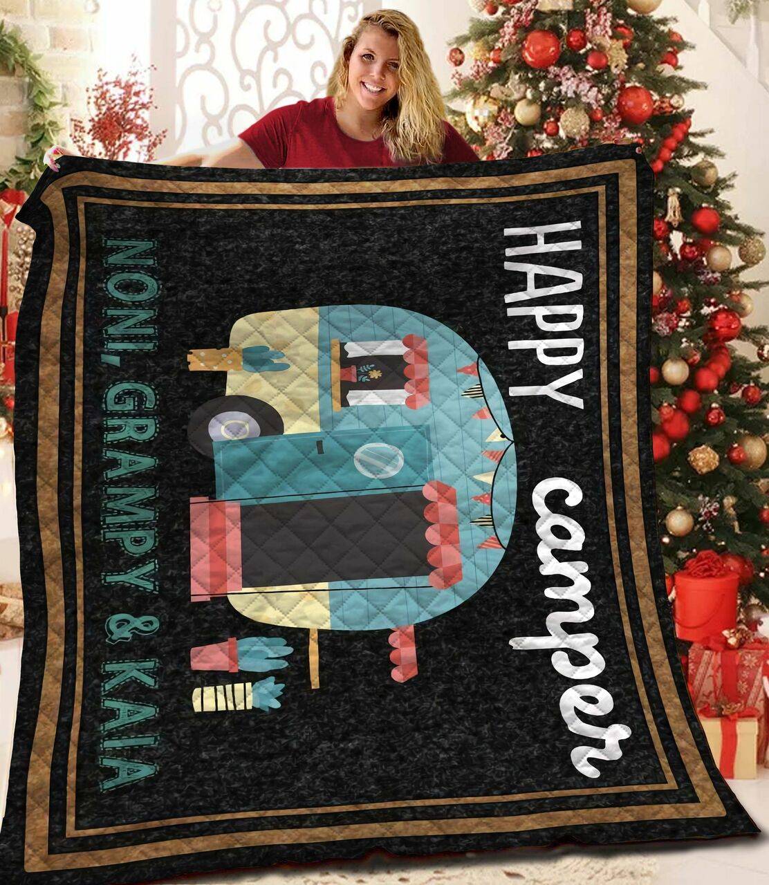 Happy Camper Quilt Tfr and Home Decor