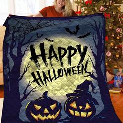 Happy Halloween Quilt Tdy and Home Decor