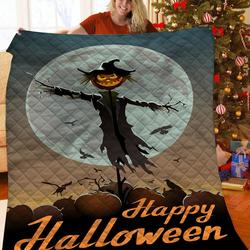 Happy Halloween Quilt Ted and Home Decor