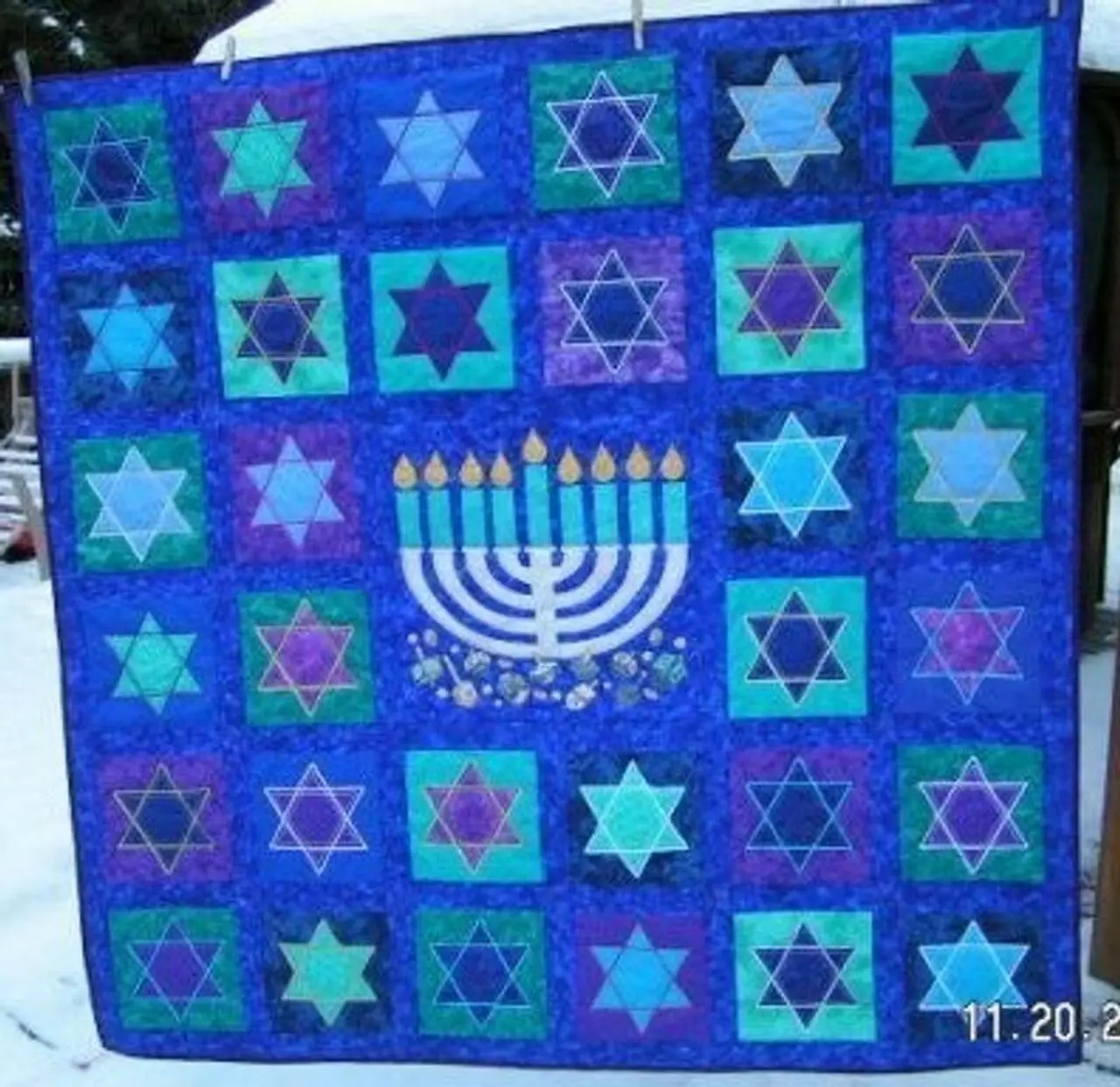 Happy Jewish Quilt Yy57797 Fuct1209 and Home Decor