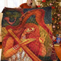 Harp Quilt Sun and Home Decor