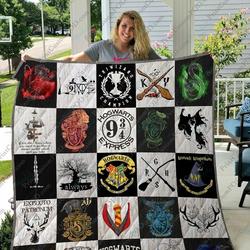 Harry Potter Custom Quilt Blanket and Home Decor