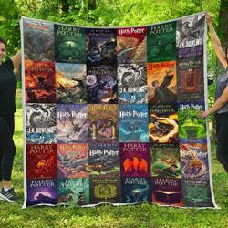 Harry Potter Poster While Premium Quilt Blanket  Quilt and Home Decor