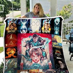 Harry Potter Quilt Blanket 0406 and Home Decor