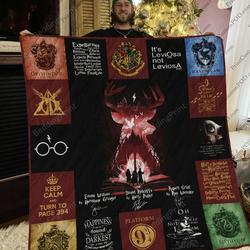 Harry Potter Quilt Blanket For Fans Ver 17 and Home Decor