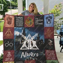 Harry Potter Tshirt Quilt Blanket and Home Decor