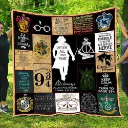 Harry Potter Vr4  Quilt Blanket and Home Decor