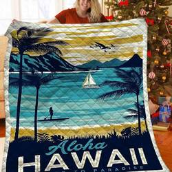 Hawaii Cla05121555Q Quilt Blanket and Home Decor