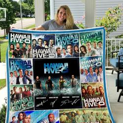 Hawaii Five Quilt Blanket and Home Decor