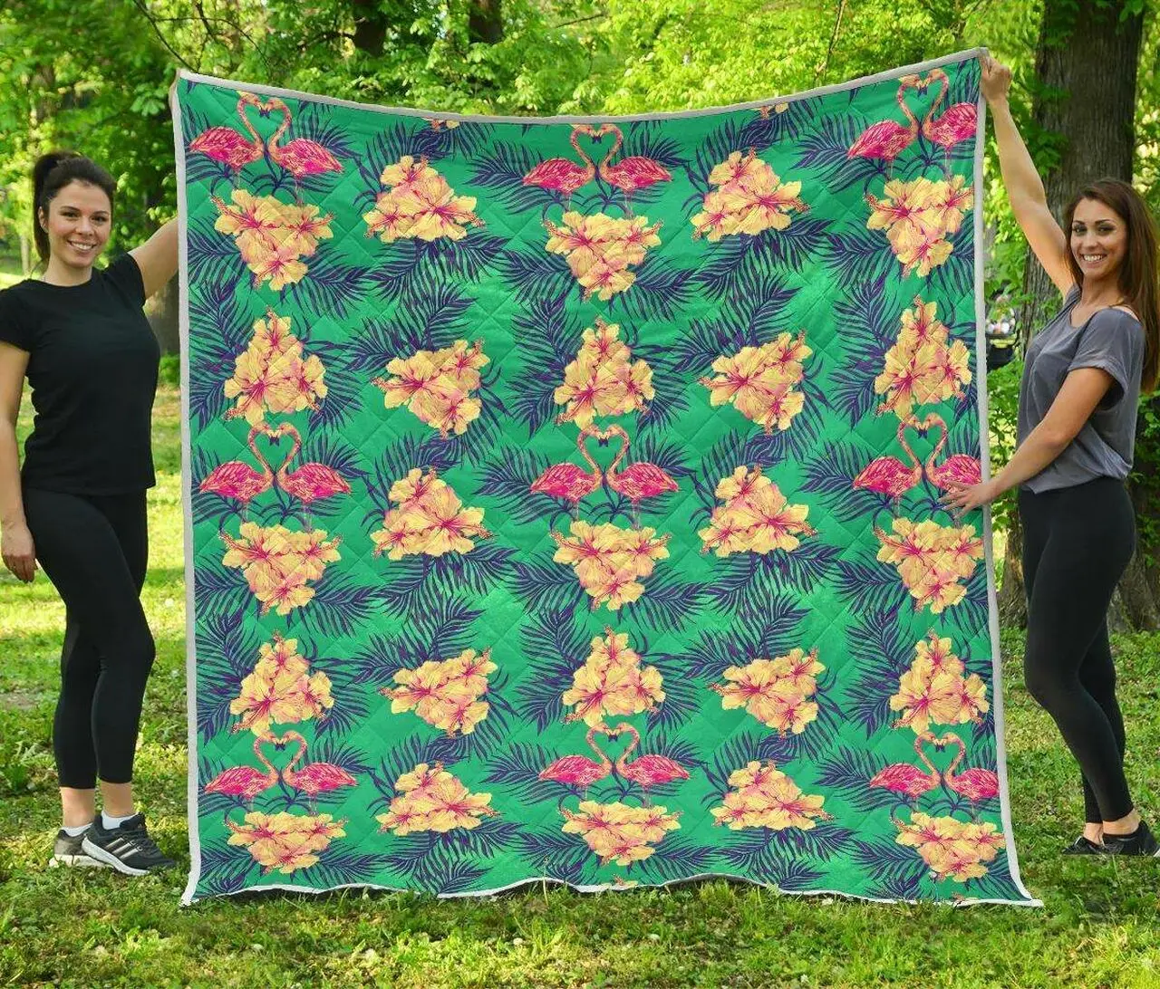 Hawaii Tropical Paradise CL17100329MDQ Quilt Blanket and Home Decor