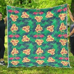 Hawaii Tropical Paradise CL17100329MDQ Quilt Blanket and Home Decor