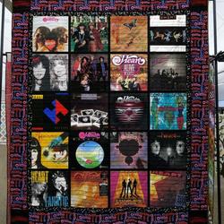 Heart Memories Quilt Blanket Kl30  Quilt and Home Decor