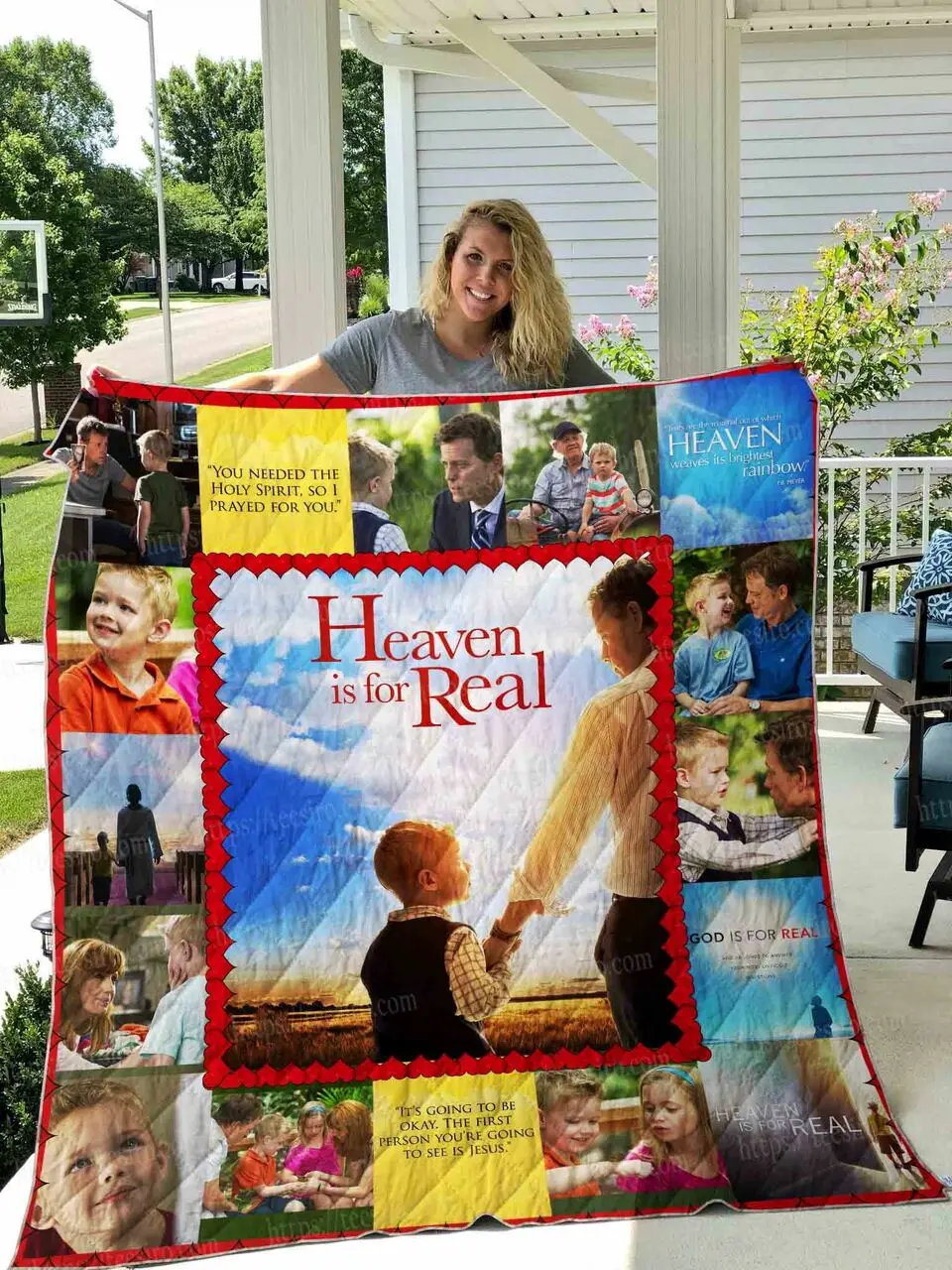 Heaven Is For Real Quilt Blanket 01 and Home Decor