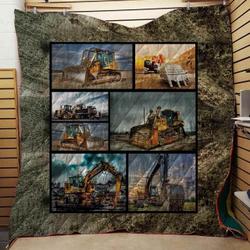 Heavy Equipment Operator Blanket Th1707 Quilt and Home Decor