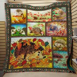 Hedgehog 1 Quilt and Home Decor