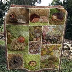 Hedgehog 4 Quilt and Home Decor