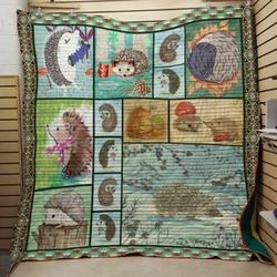 Hedgehog Forever In Love Sc Quilt Derqdu and Home Decor