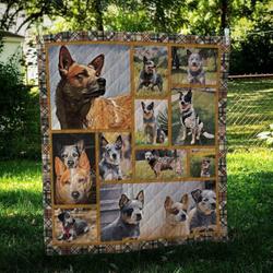 Heeler Life Cl10100155Mdq Quilt Blanket and Home Decor