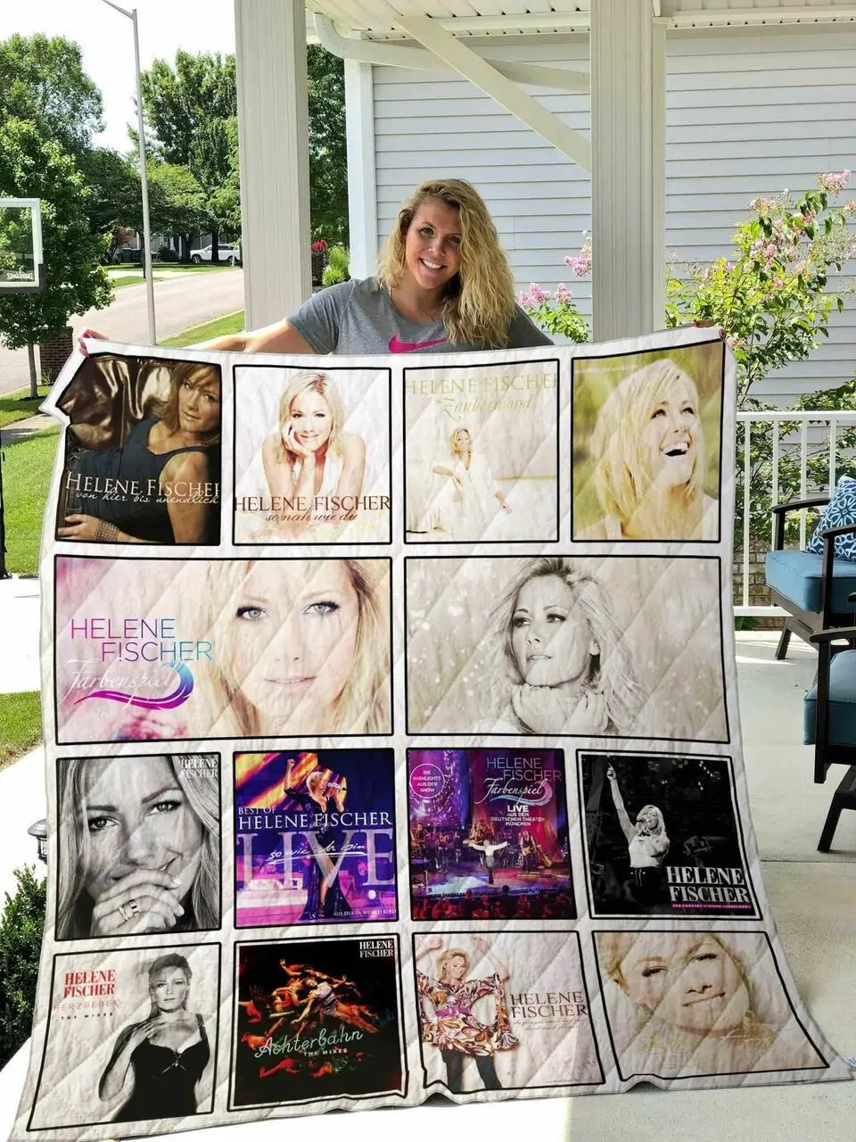 Helene Fischer Blanket Ha0910 Quilt and Home Decor