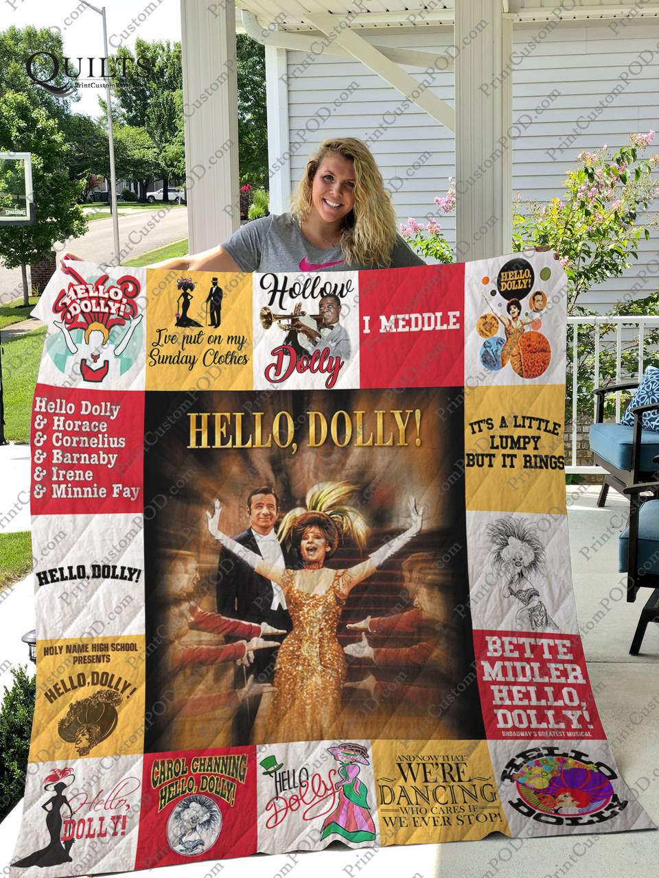 Hello, Dolly! Quilt Blanket For Fans Ver 17 and Home Decor