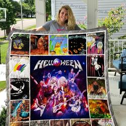 Helloween Albums Cover Poster Quilt Blanket and Home Decor