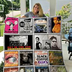 Henry Rollins Quilt Blanket and Home Decor