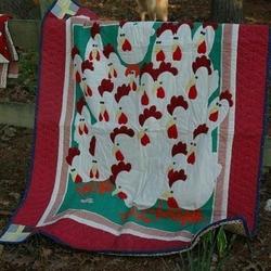 Hens HUR30593 3D Customized Quilt 2407 and Home Decor