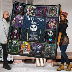 Here Comes Jack The Nightmare Before Christmas Quilt and Home Decor