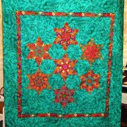 Hexagon Star Cla0910407Q Quilt Blanket and Home Decor