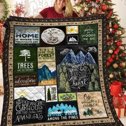 Hiking Quilt Blanket BBB271110 and Home Decor