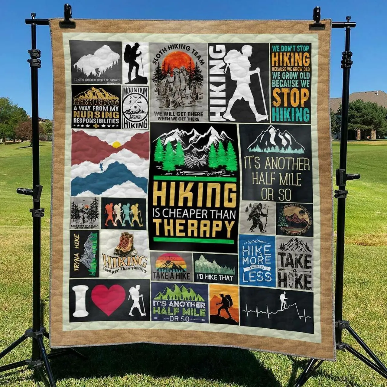 Hiking Theraphy TB160996 3D Customized Quilt and Home Decor