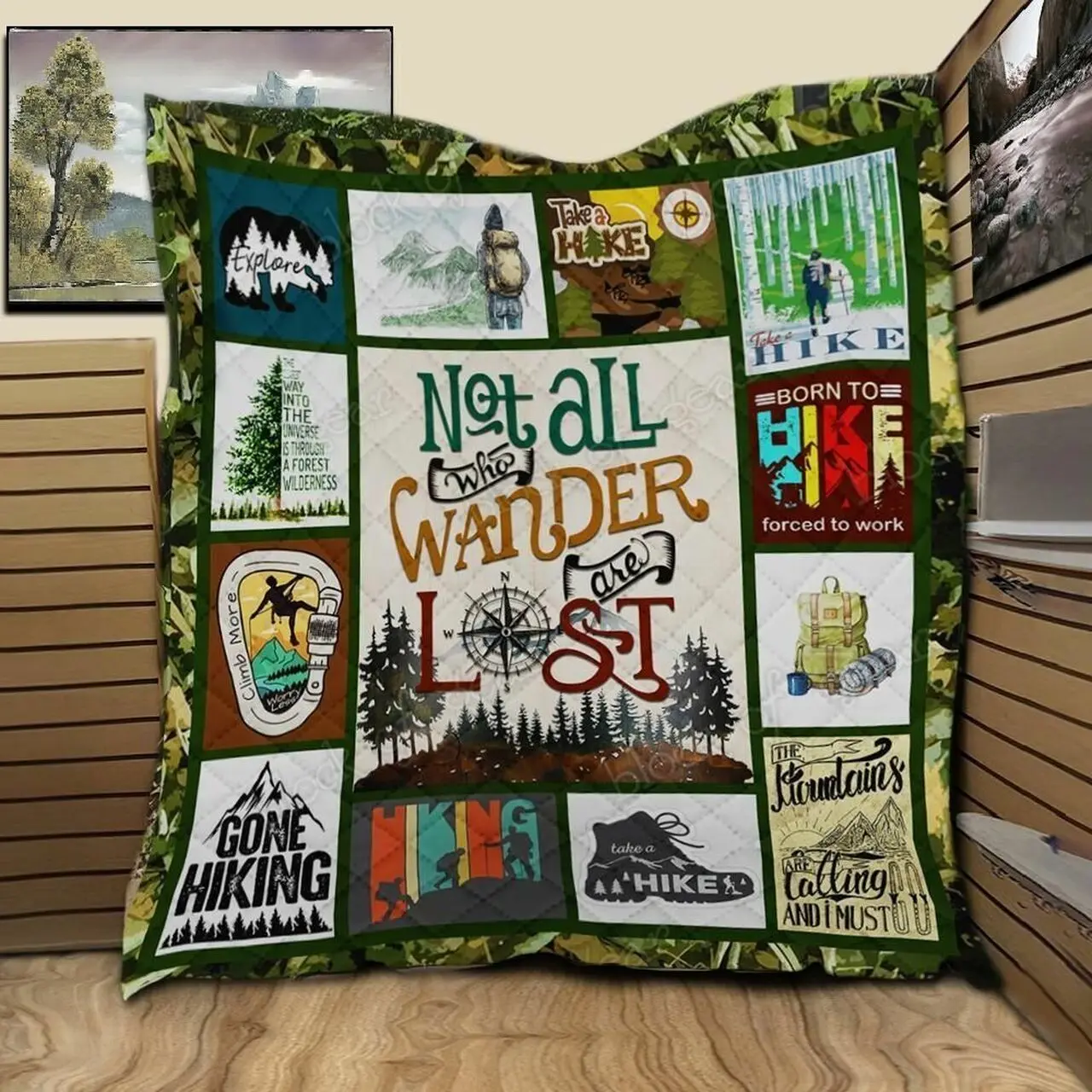 Hiking Wonderlost TB160996 Go V1 3D Customized Quilt and Home Decor
