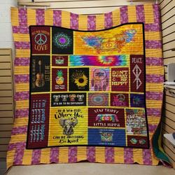 Hippie 190223032 Quilt Blanket  Quilt and Home Decor