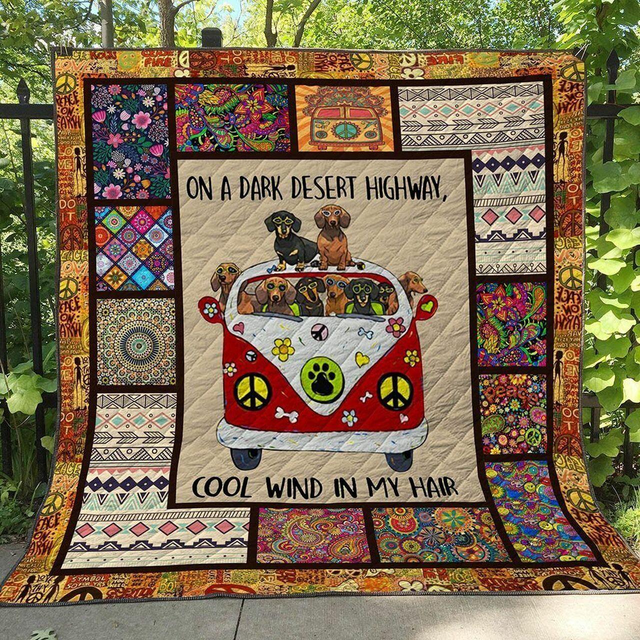 Hippie Bi090702B Tbg Quilt Blanket and Home Decor
