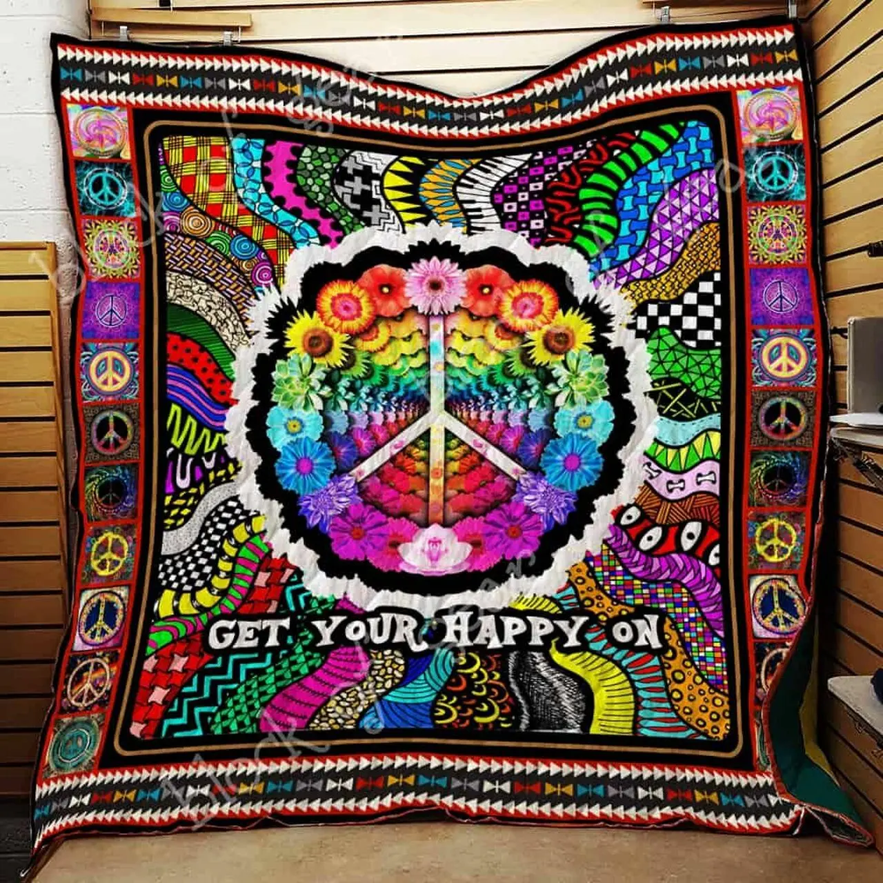 Hippie Cl2100228Mdq Quilt Blanket and Home Decor