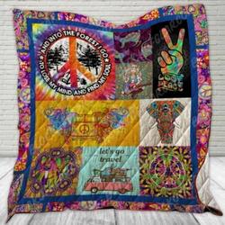 Hippie Cl2100229Mdq Quilt Blanket and Home Decor