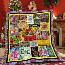 Hippie Color Square V2 N 3D Customized Quilt and Home Decor