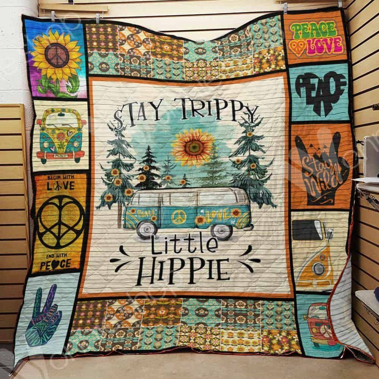 Hippie Ee Quilt Inkpbn and Home Decor