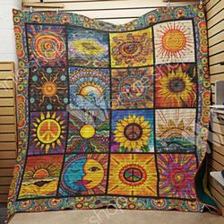 Hippie Feeling V3 3D Customized Quilt and Home Decor