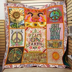 Hippie First Love V2 3D Customized Quilt and Home Decor