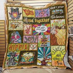 Hippie Justice V4 3D Customized Quilt and Home Decor