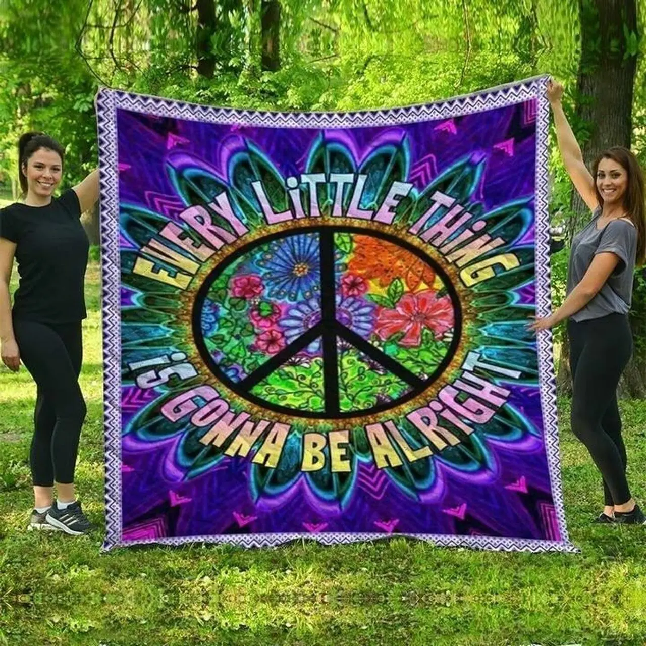 Hippie KC2909884CL Quilt Blanket and Home Decor