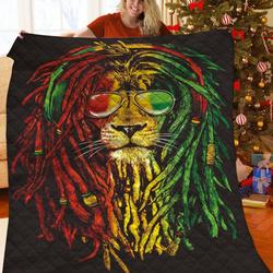 Hippie Lion Quilt Vel and Home Decor
