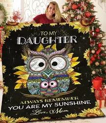 Hippie Owl Quilt Vdr and Home Decor