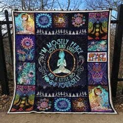 Hippie Quilt Blanket Ver 13  Quilt and Home Decor