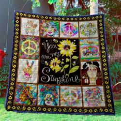 Hippie Quilt Blanket Ver 31  Quilt and Home Decor