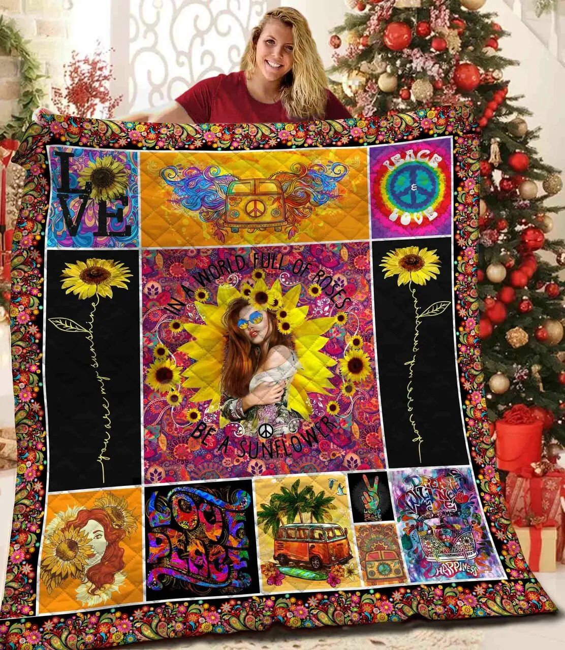 Hippie Quilt Uym and Home Decor