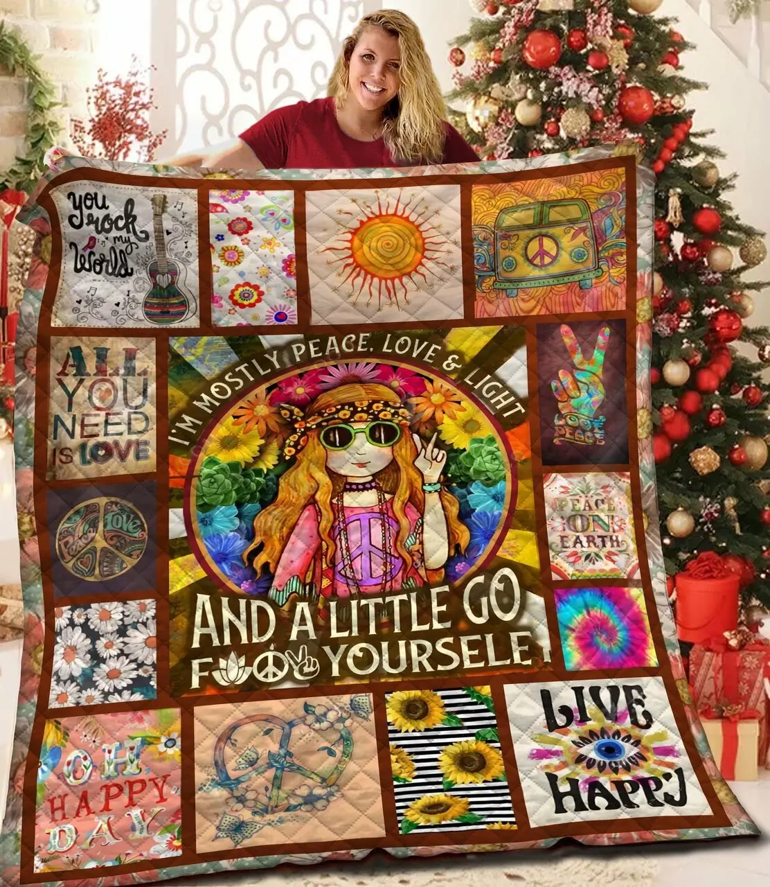 Hippie Quilt Xzd and Home Decor