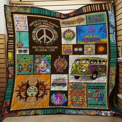 Hippie Style Quilt Blanket  Quilt and Home Decor