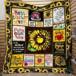 Hippie Sunflower Quilt Few and Home Decor